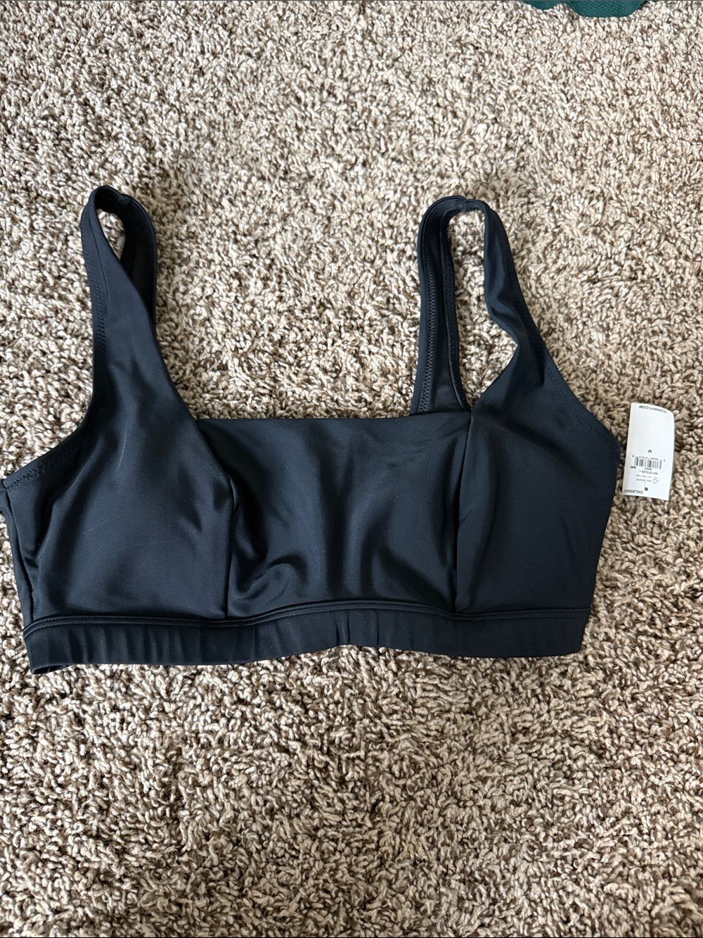Old Navy Black Bikini Top with Wide Straps